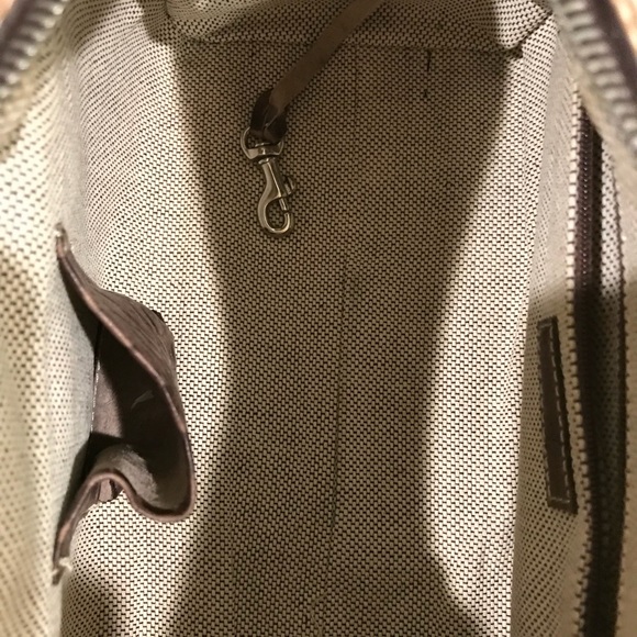 Dooney & Bourke Brown Croc Embossed Bag - Picture 6 of 14